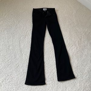 Paige Skyline black bootcut jeans